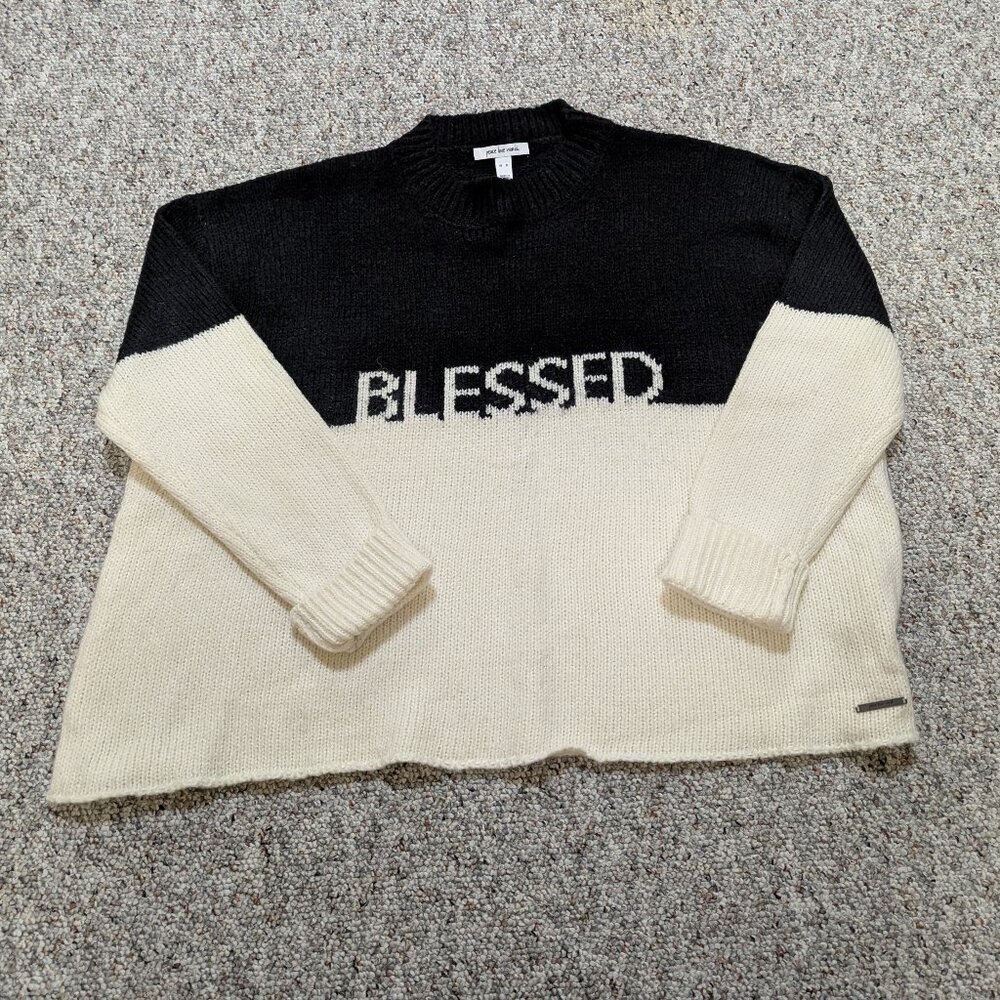 Peace Love World - Oversized Sweater - A
